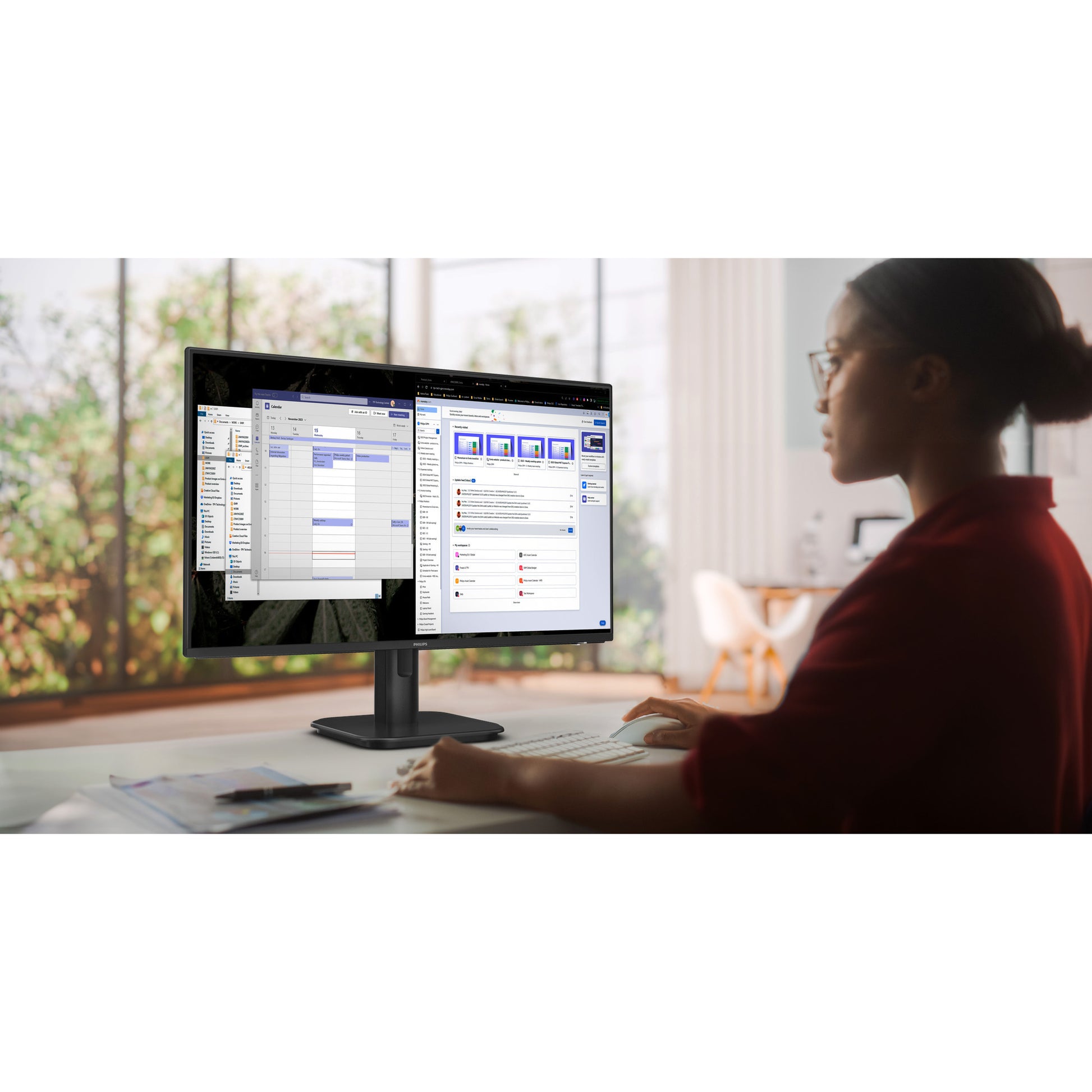 Philips 27e1n1200a 00 27 Monitor (schwarz, VGA, HDMI, Display Port, Audio, 120 Hz)