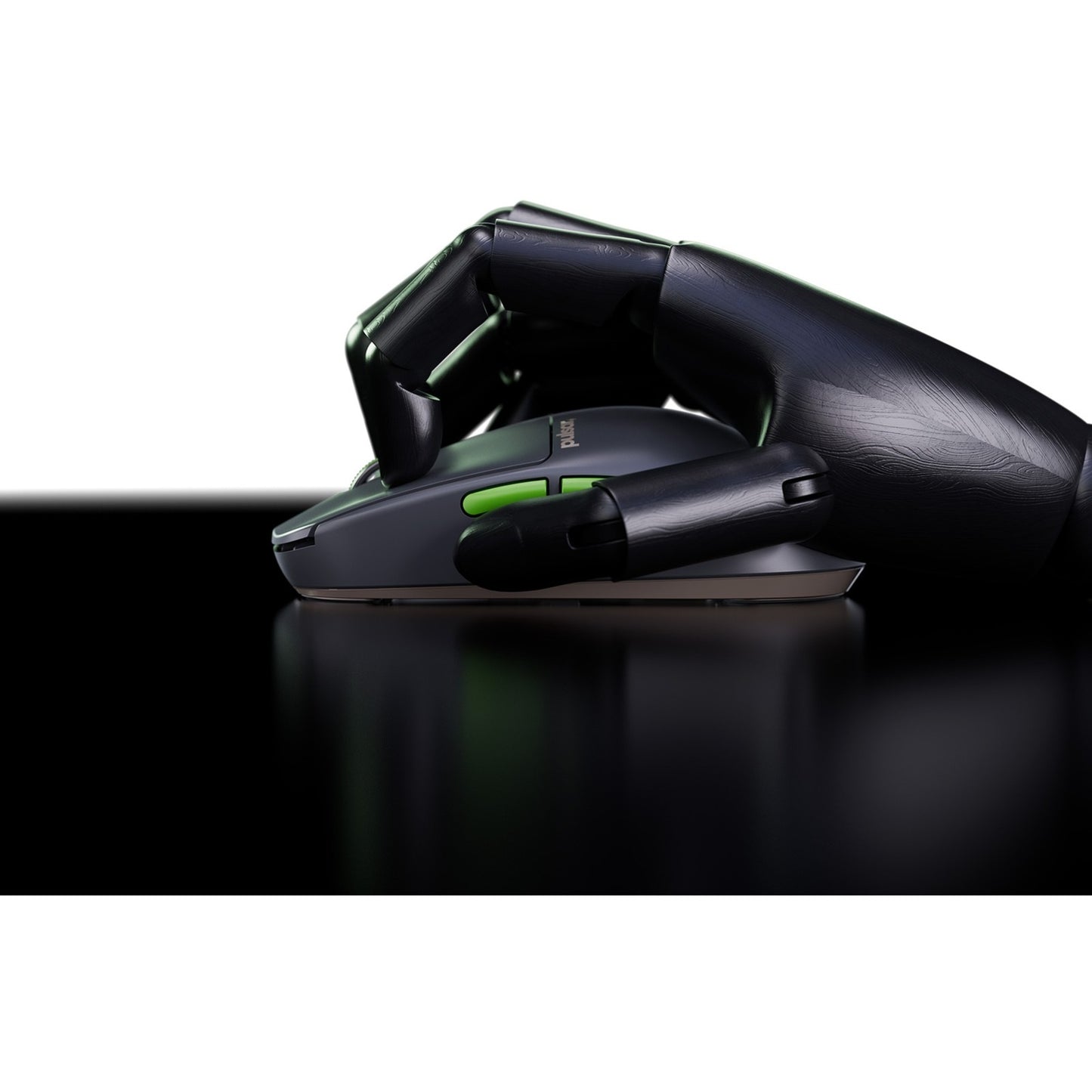 Pulsar x2 Crazylight Gaming-Maus – Volt Shadow (graugrün, 32.000 dpi, 8000 Hz)