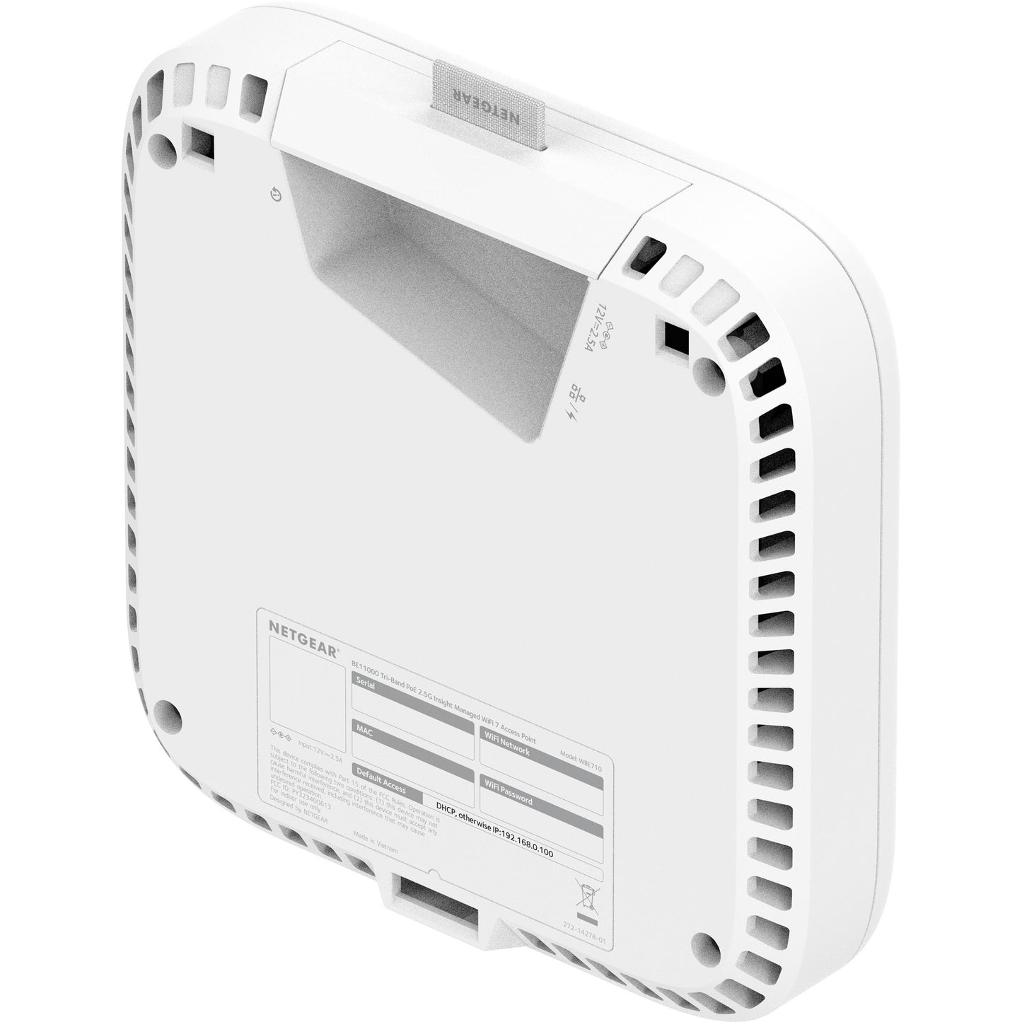 Netgear WBE710 Insight Acadable WiFi 7 Access Point