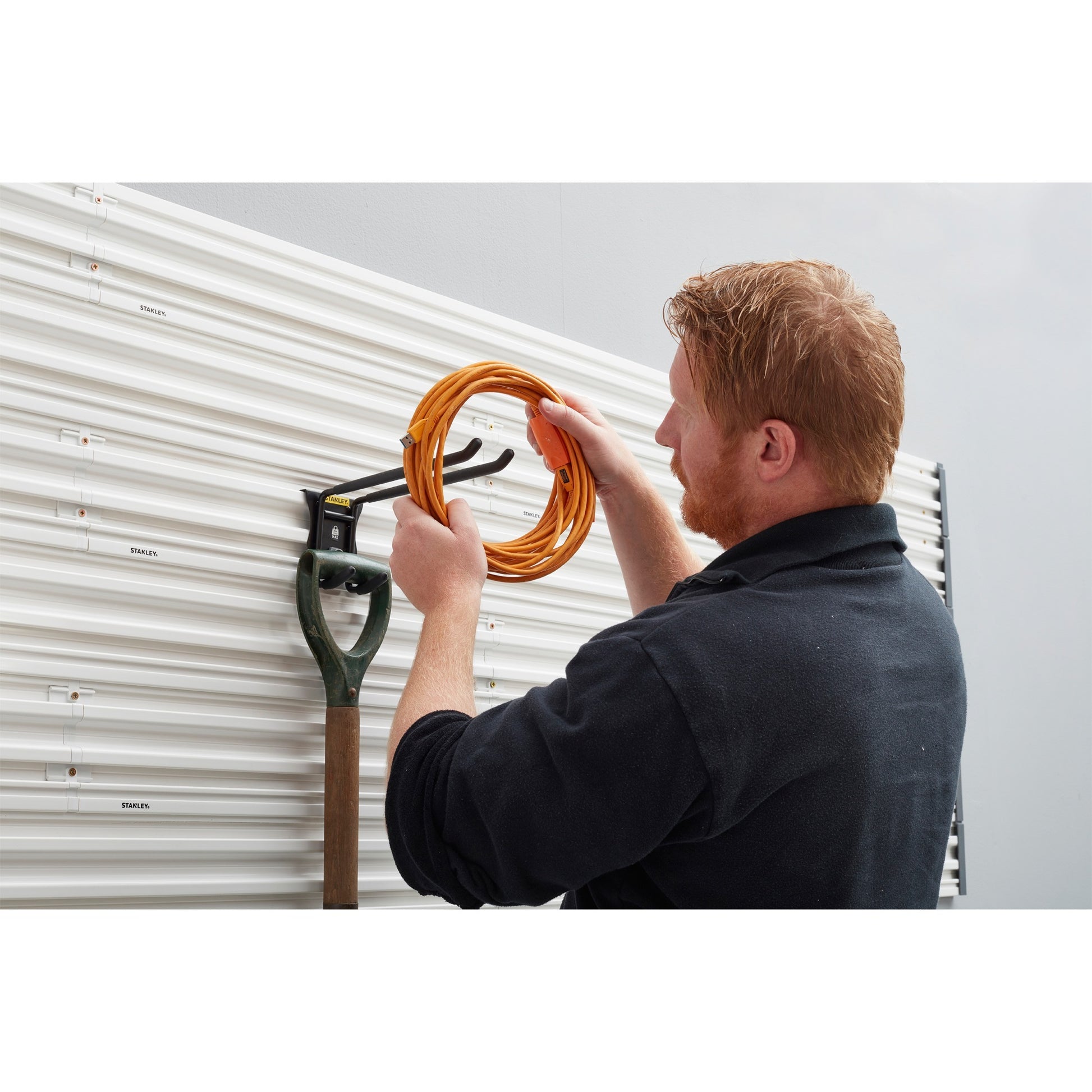 Stanley Track Wall Double Haken