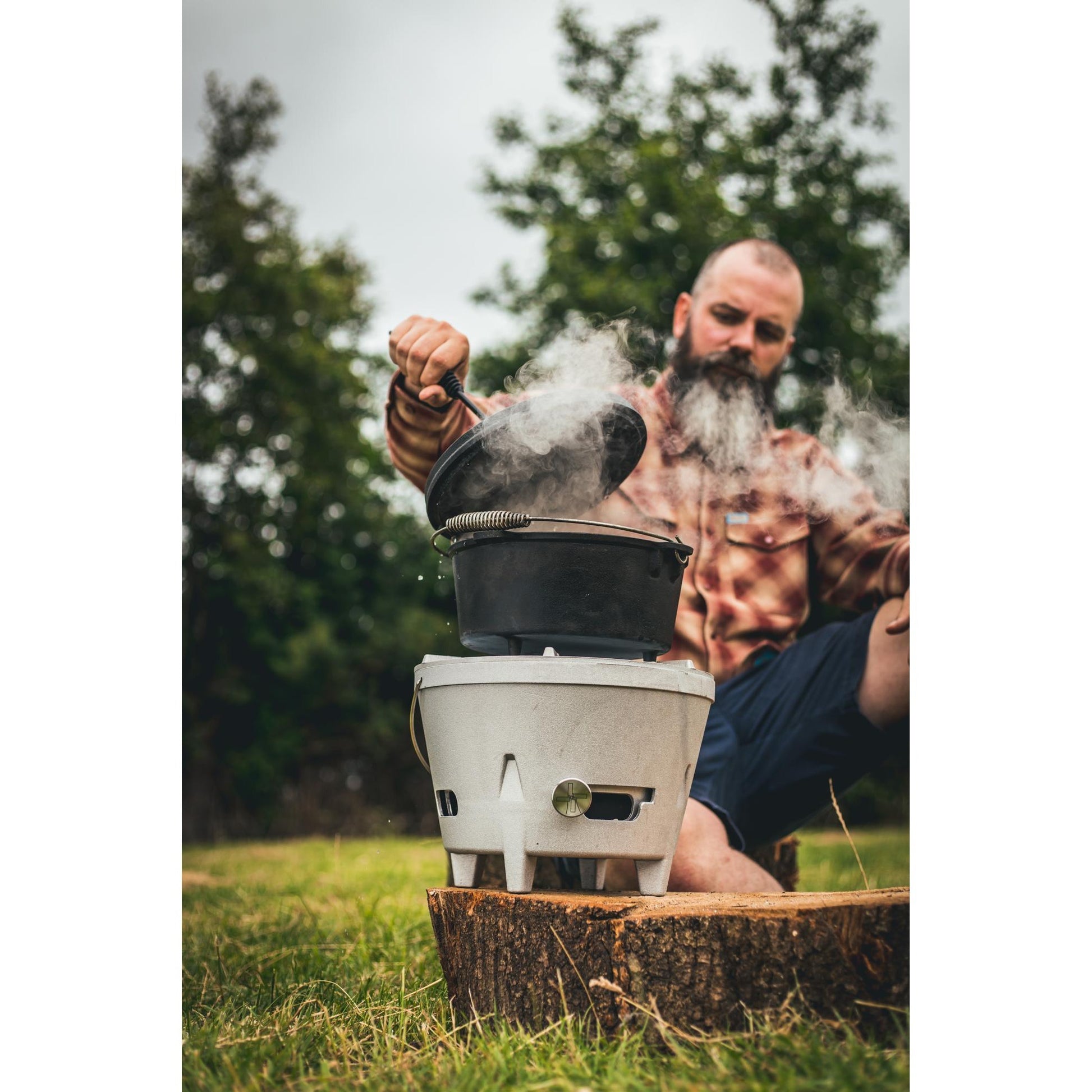 The Windmill Dutch Oven 4,5 qt Kochtopf (schwarz, ø 25,5 cm | 3,8 Liter)