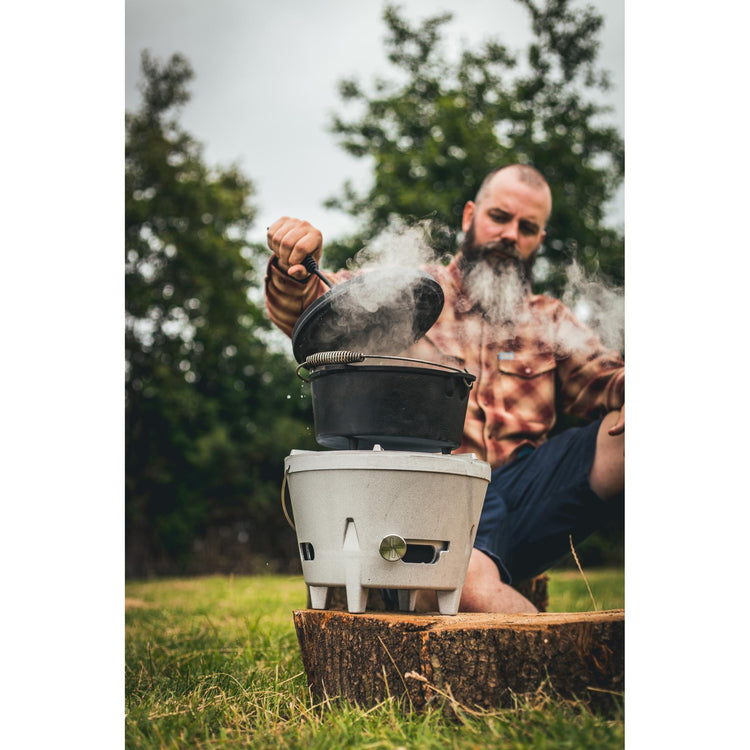 The Windmill Dutch Oven 4,5 qt Kochtopf (schwarz, ø 25,5 cm | 3,8 Liter)
