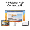Benq MA270UP für MacBook 27 4K UHD-Monitor (Silber, HDMI, USB-A, USB-C, Audio)