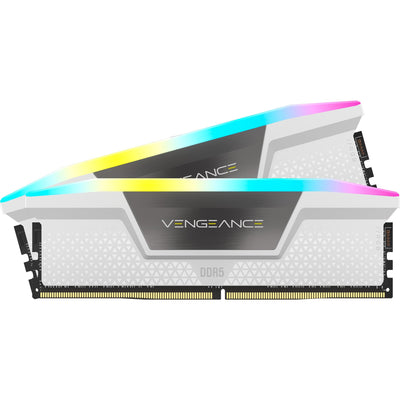 Corsair Vengeance RGB 32 GB DDR5-6400 (2x 16 GB) RAM (weiß, cmh32gx5m2b6400c36w, xmp 3.0)