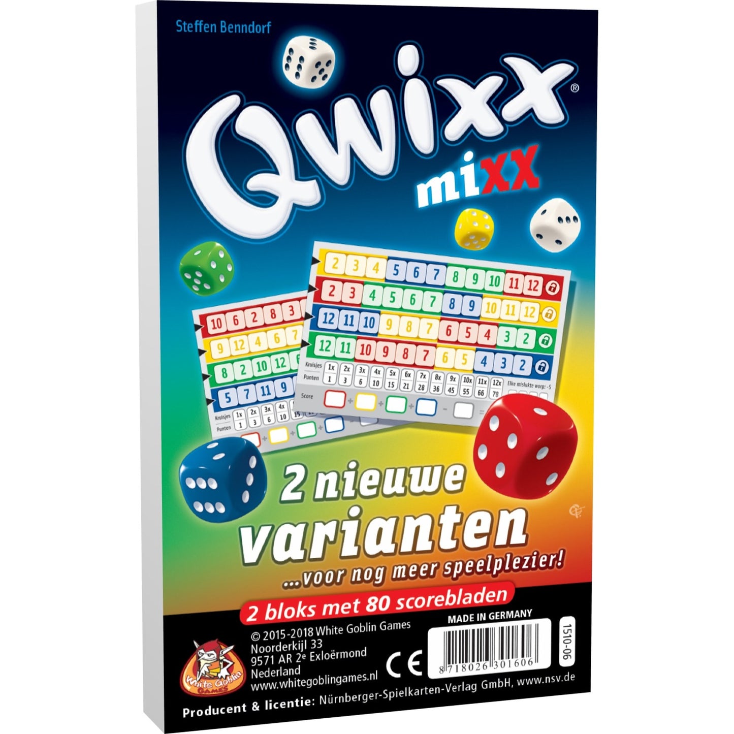 White Goblin Games Qwixx Expansion Mixx