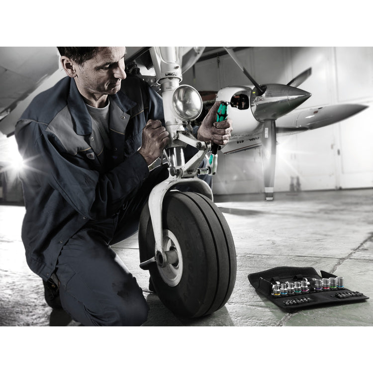 Wera 8100 SC 6 Zyklop Speed ​​Rattels Set, 1 2 Laufwerk