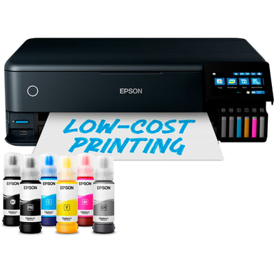 Epson ecotank et-8550 All-in-One-Tintenstrahldrucker (Schwarz, USB, WLAN, Scannen, Kopieren)