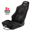 Next Level Racing ERS3 Rennstuhl mit haptischem Feedback, Sim-Rennsitz (schwarz)