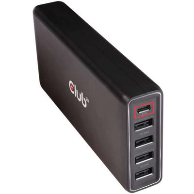 Club 3D USB Typ A und C -Ladegerät, 5 Ports bis 111W