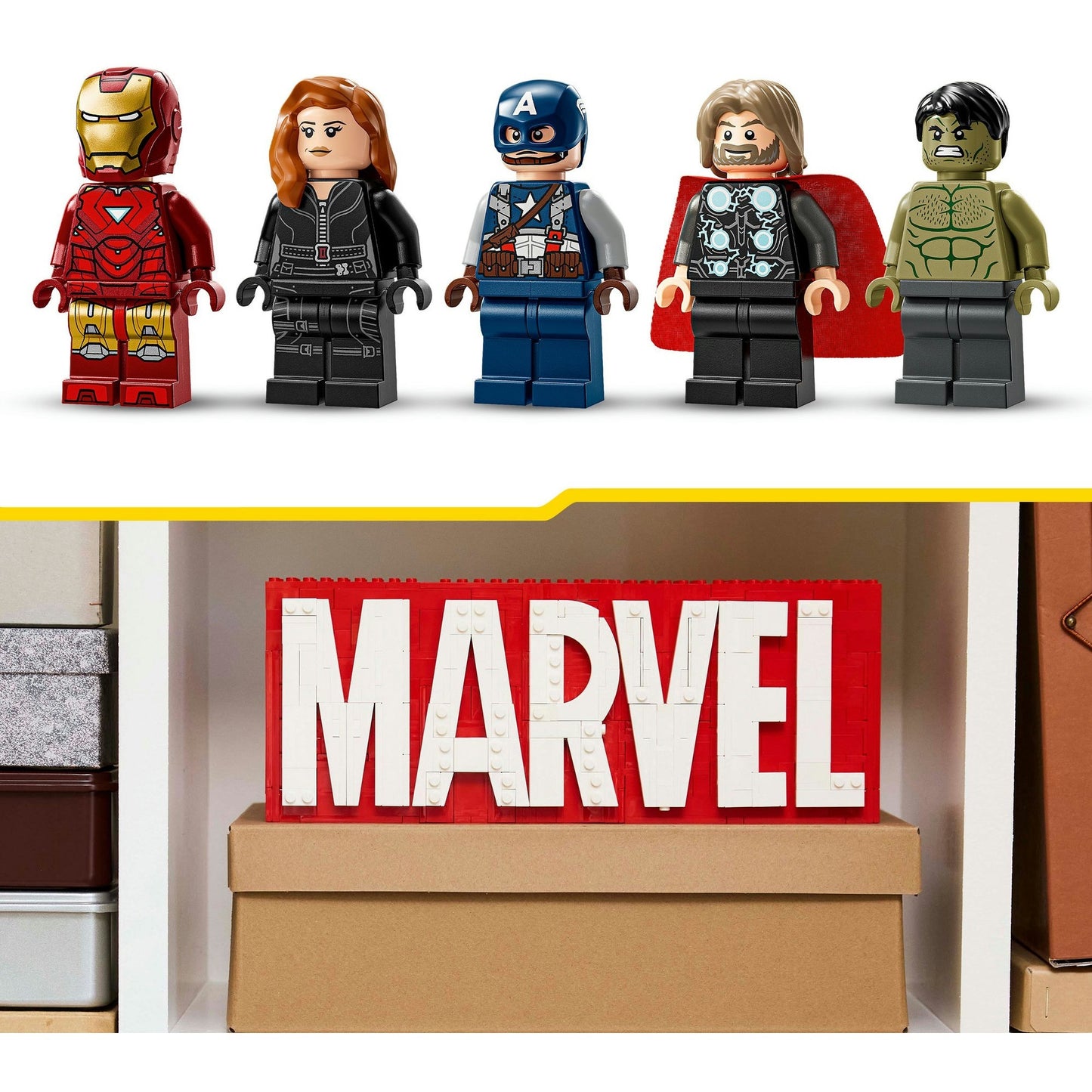 Lego Lego Super Heroes 76313 Logo und Minifiguren
