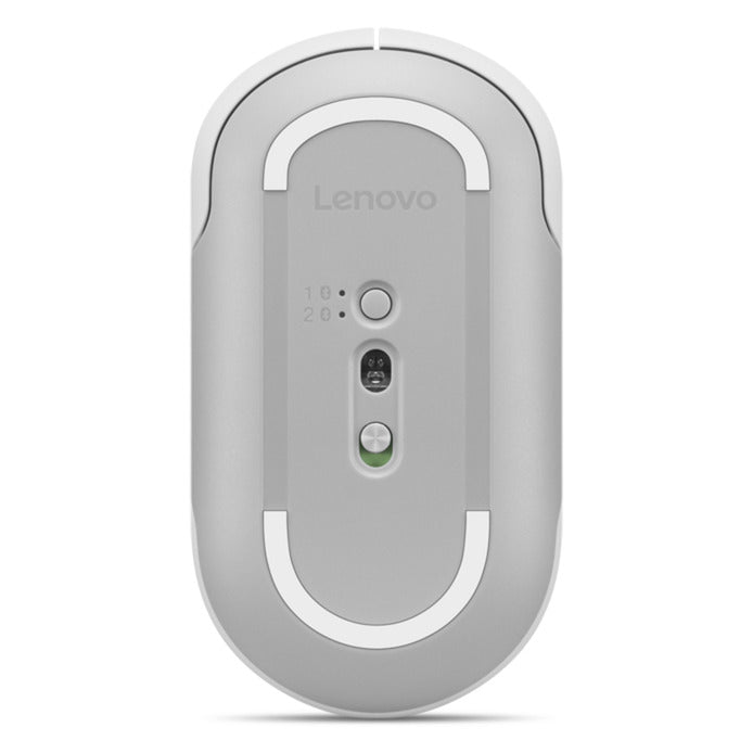Lenovo 350 Silent Bluetooth-Maus (Hellgrau, 2400 DPI, Bluetooth® 5.3)