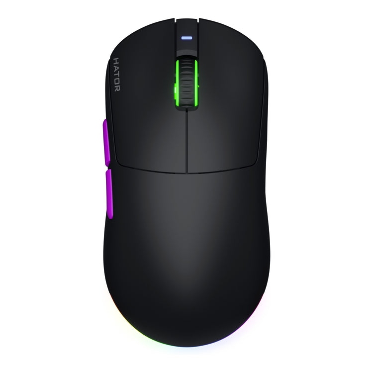 Hator Quasar 3 Ultra 8K kabellose Gaming-Maus (schwarz, 400–30.000 dpi, RGB, 2,4 GHz Bluetooth 5.1 USB)