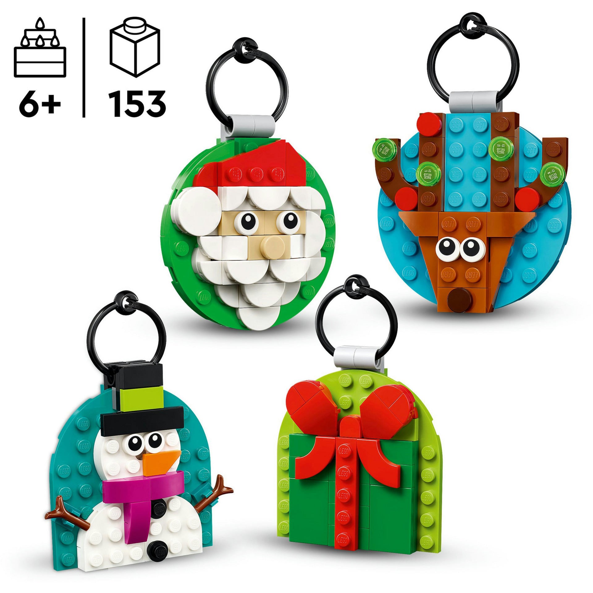 Lego 40744 Jahreszeiten süße Weihnachtsdekorationen | 2 Stk