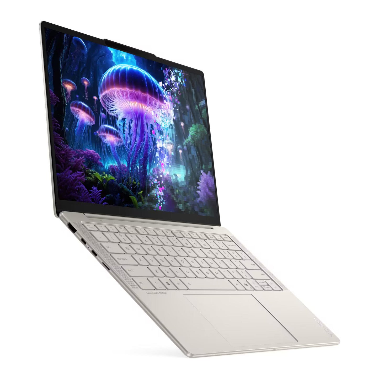 Lenovo Yoga Slim 7 14ill10 (83jx00f7mh) Aura Edition 14 Copilot+ Laptop (Hochglanz-Weiß | Core Ultra 5 226 V | Intel Arc-Grafik 130 V | 16 GB | 512 GB SSD)