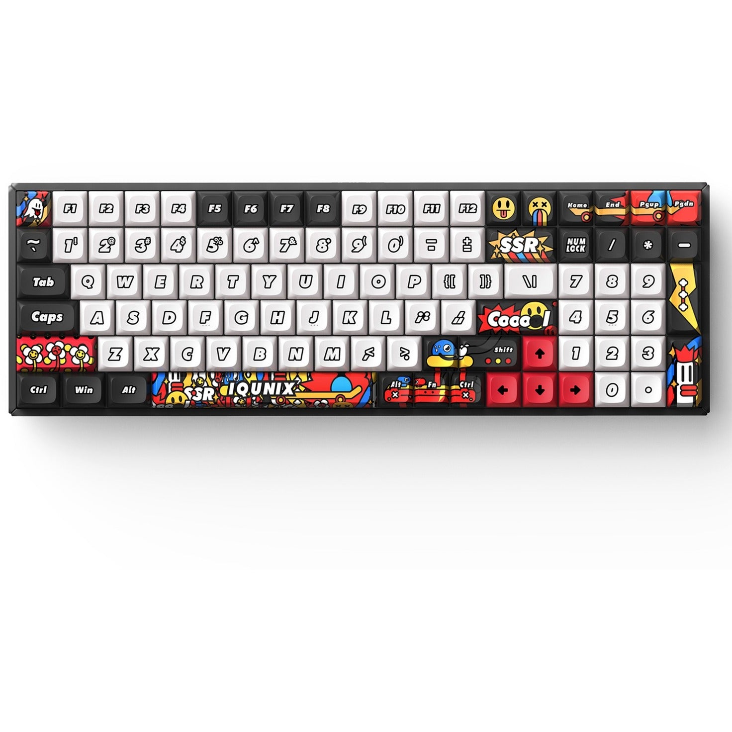 Iqunix F97 Graffiti -Tagebuch drahtlose mechanische Tastatur