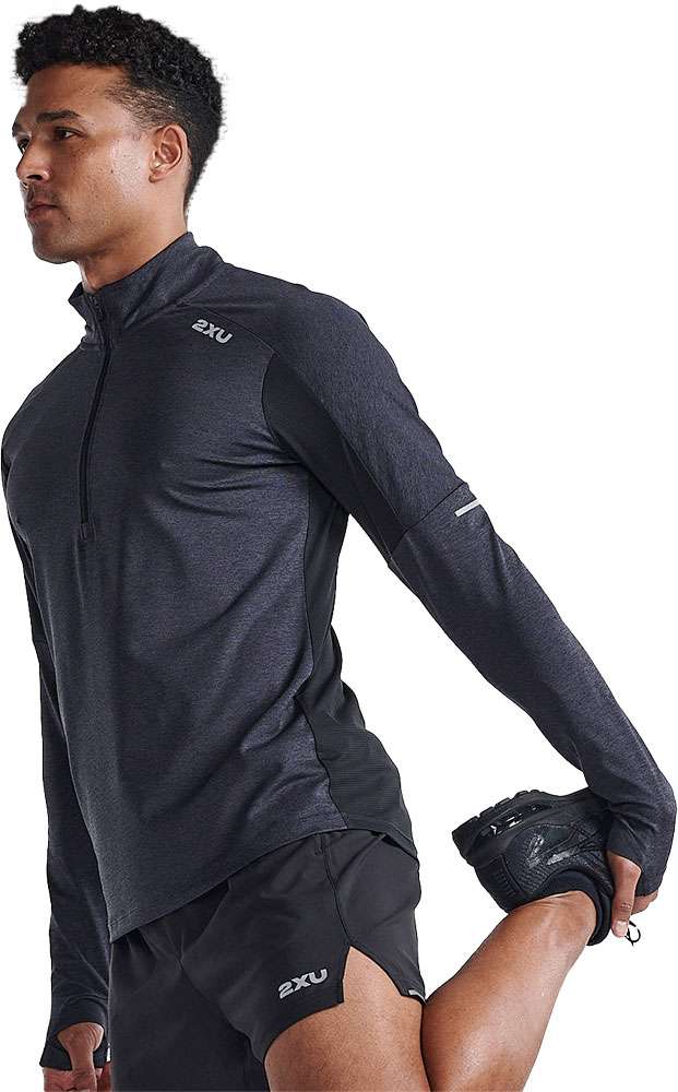 2xu aero 1 2 zip - Langarm-Funktionsshirt