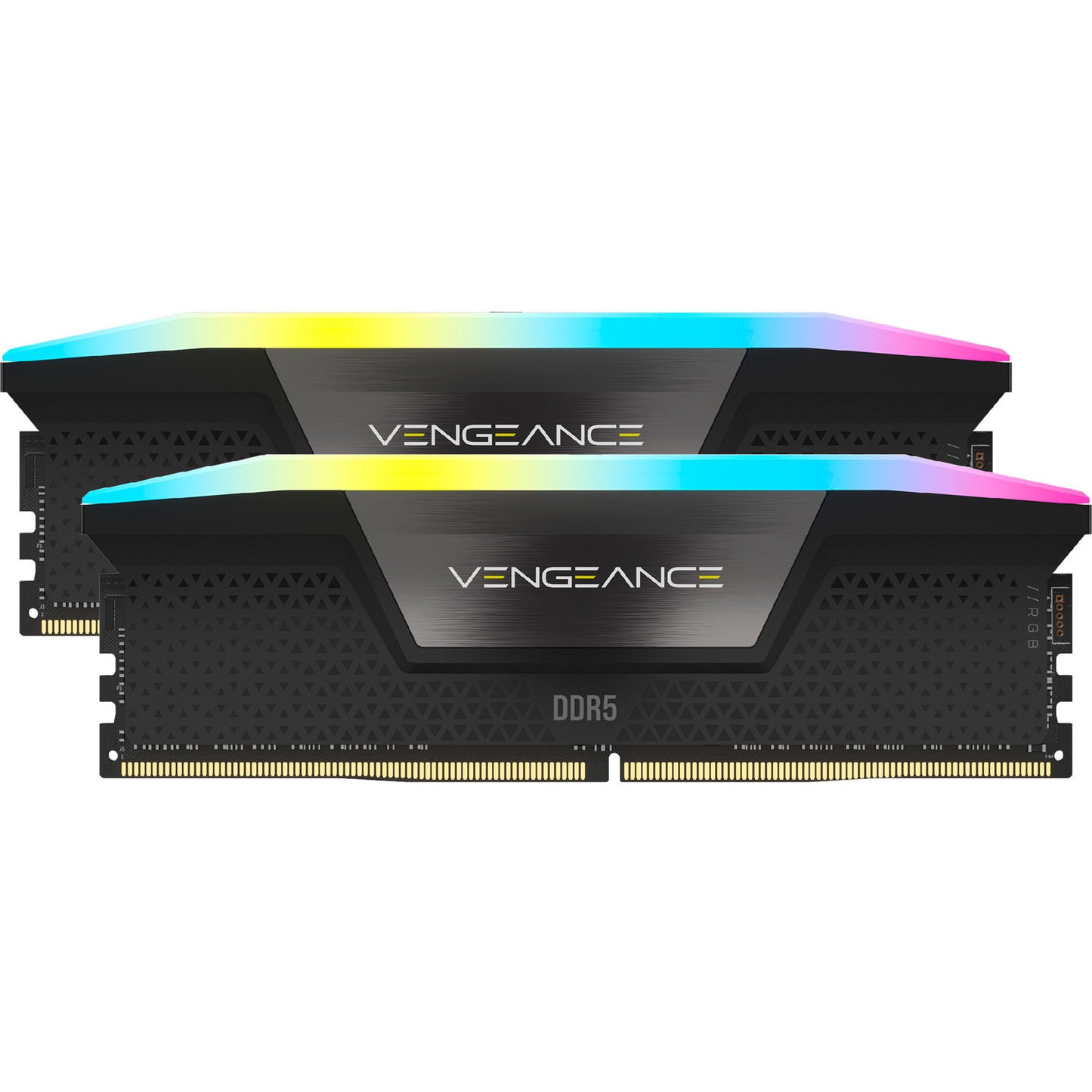 Corsair Vengeance RGB 32 GB DDR5-6000 (2x 16 GB) RAM (schwarz, cmh32gx5m2d6000z38, xmp, expo)