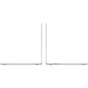 Apple MacBook Air 2024 15 (mryt3n a) generalüberholter Laptop (Starlight | M3 8 Core | 10-Core GPU | 8 GB | 512 GB SSD)