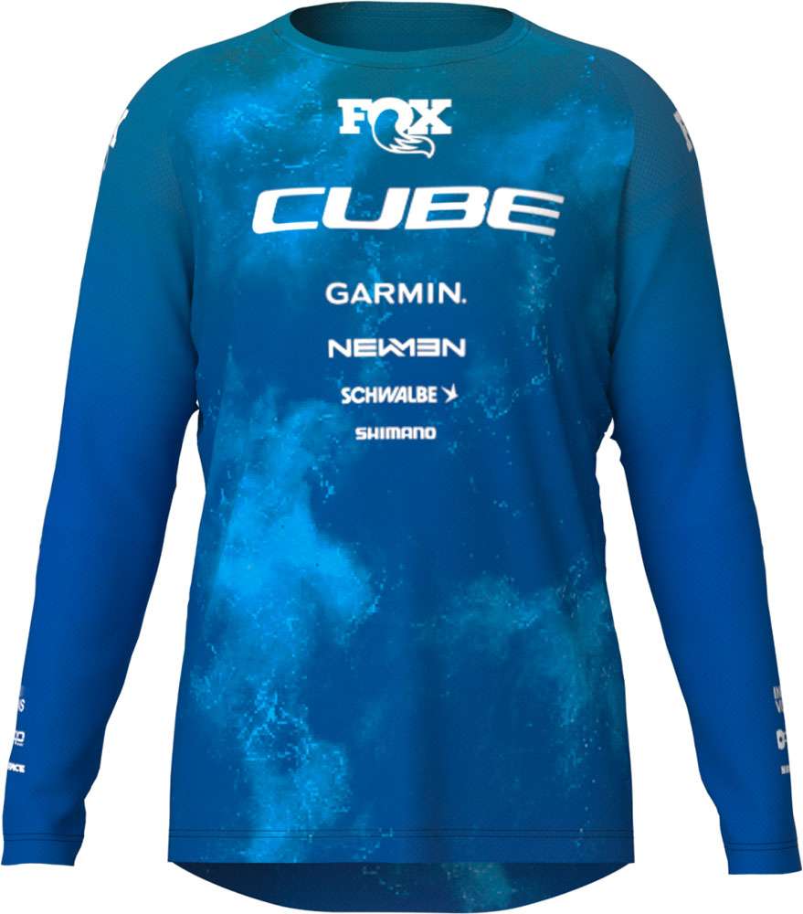 Cube Rookie x Action Team – MTB-Langarmtrikot für Kinder