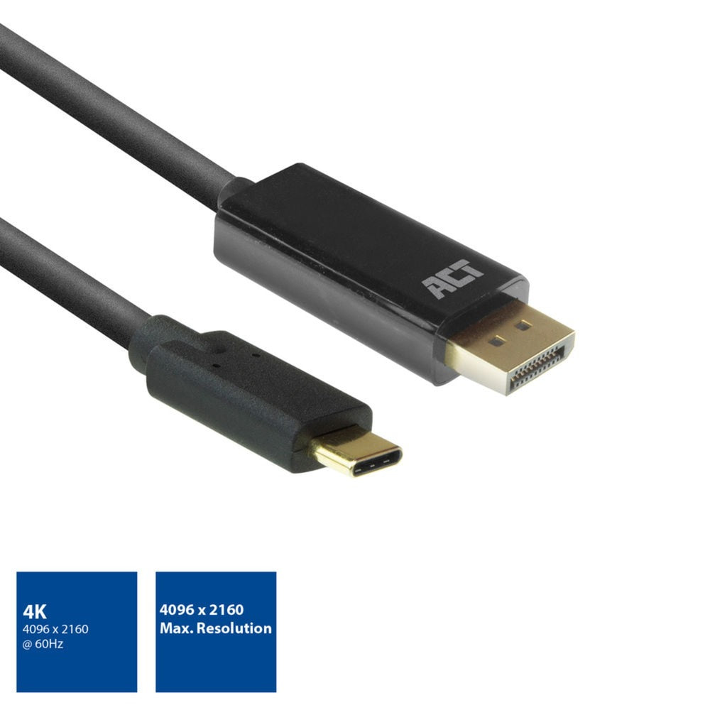 ACT-Konnektivität USB-C zum DisplayPort-Kabel