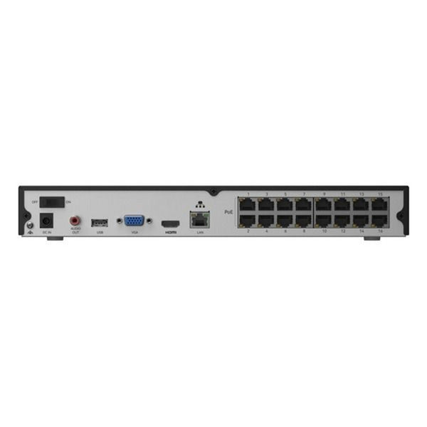 Reolink RP-PN16-NHD, 16-Kanal-PoE-NVR-Netzwerk-Videorecorder (schwarz)