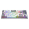 Hator Rockfall 3 TKL Wireless, Gaming-Tastatur (weiß, US-Layout, Hator Aurum Orange, RGB, PBT-Tastenkappen, Hotswap, 2,4 GHz Bluetooth USB-C)