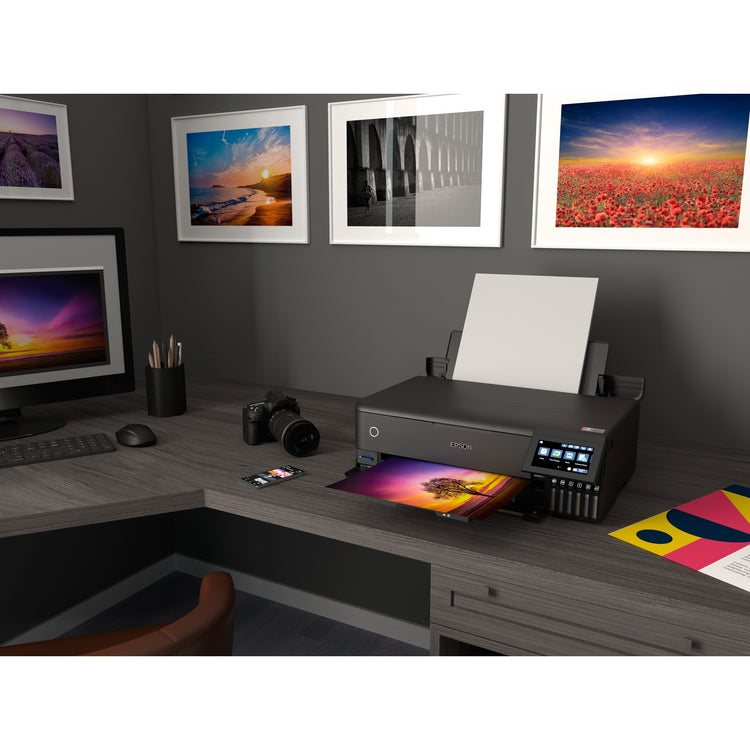 Epson ecotank et-8550 All-in-One-Tintenstrahldrucker (Schwarz, USB, WLAN, Scannen, Kopieren)