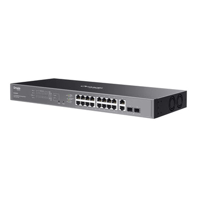 Tp-Link Omada ES220GMP 20-Port-Gigabit-Easy-Managed-Switch (schwarz, 16x PoE+, 2x Gigabit SFP)