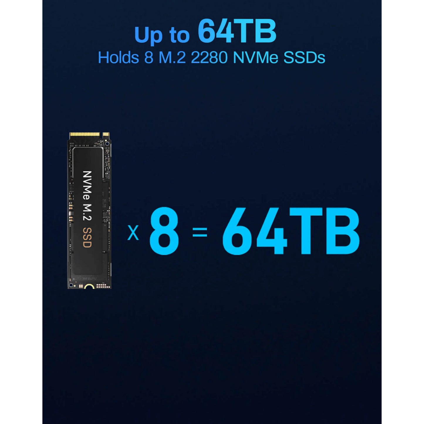 Terramaster f8 SSD plus NAS (schwarz, 1x 10GBE, HDMI, USB)