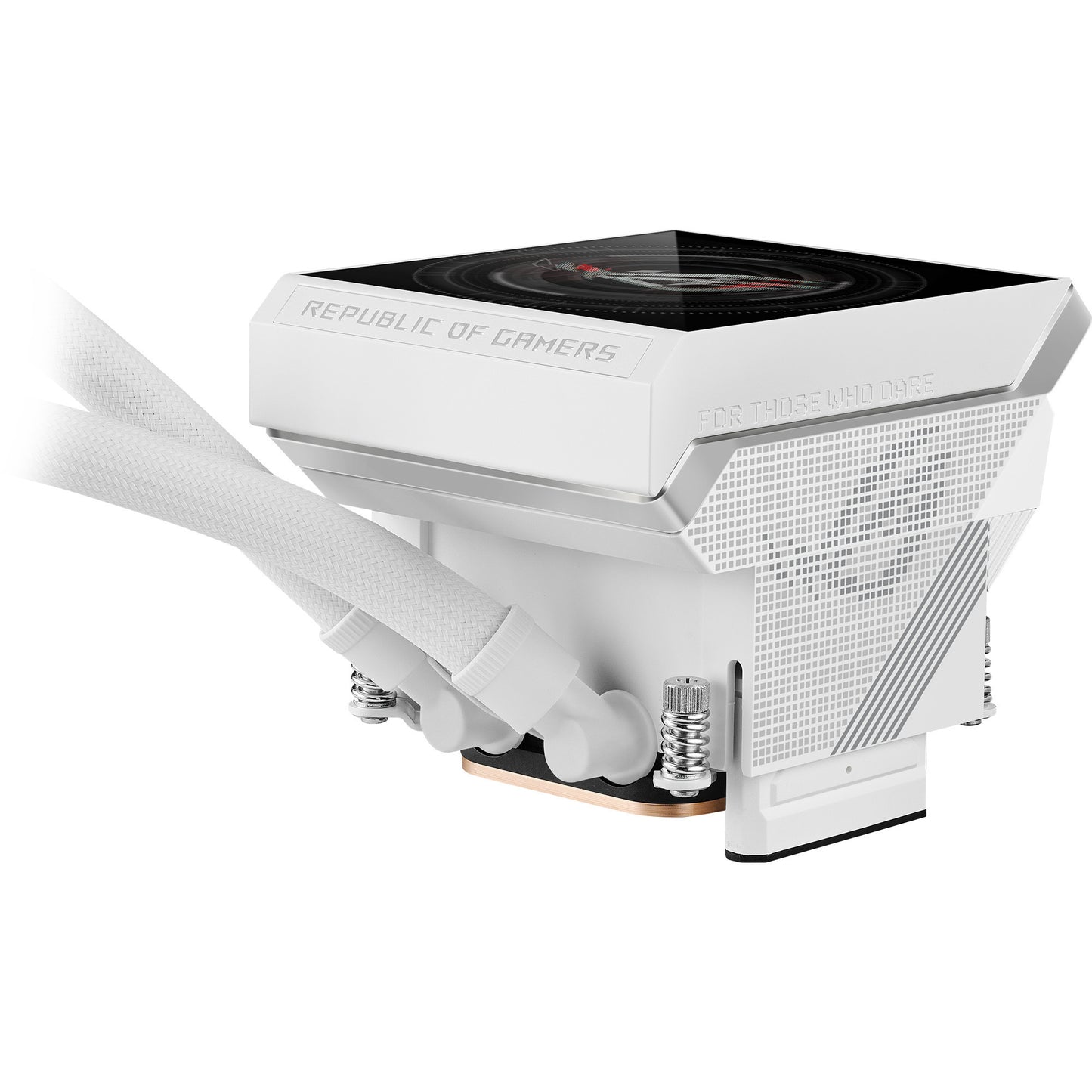 Asus ROG Strix LC IV 360 ARGB LCD-Wasserkühlung (Weiß, 4-Pin-PWM)