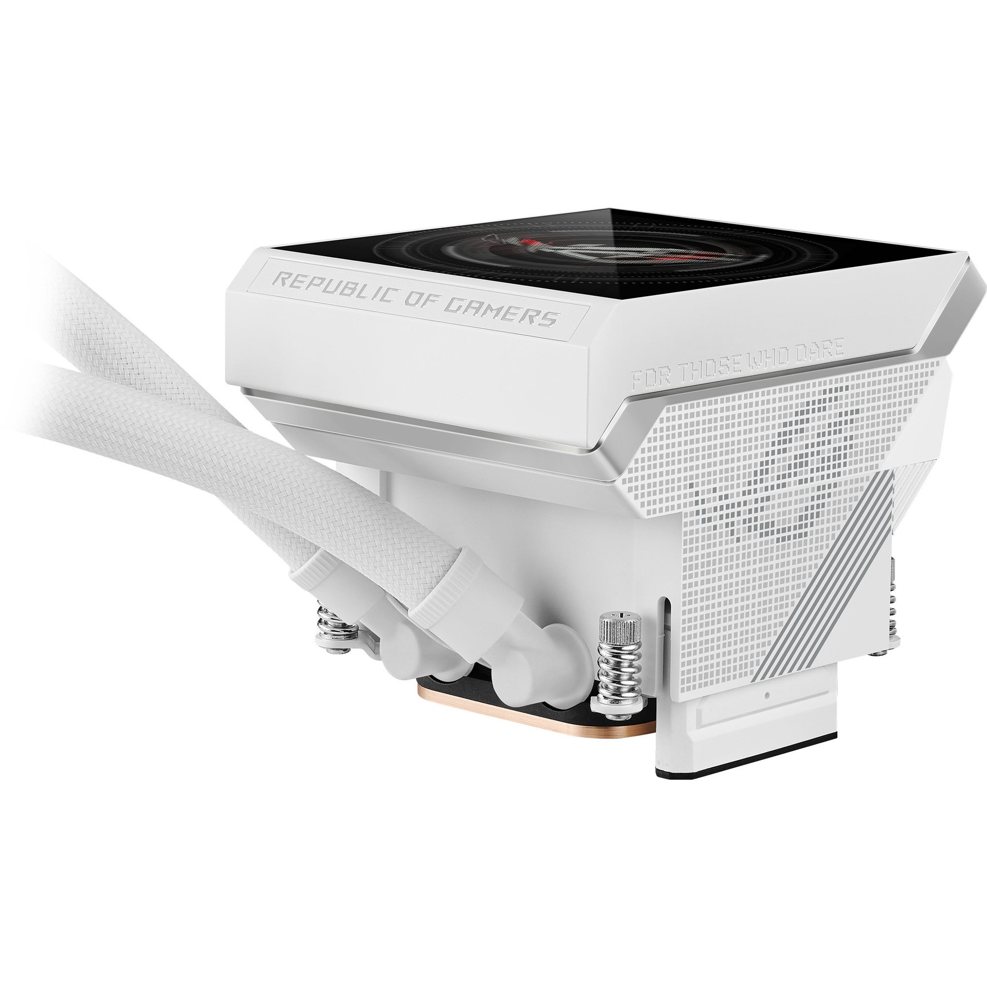 Asus ROG Strix LC IV 360 ARGB LCD-Wasserkühlung (Weiß, 4-Pin-PWM)