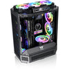 Thermaltake The Tower 600 Midi-Tower-Gehäuse (schwarz | 4x USB-A | 1x USB-C | gehärtetes Glas)