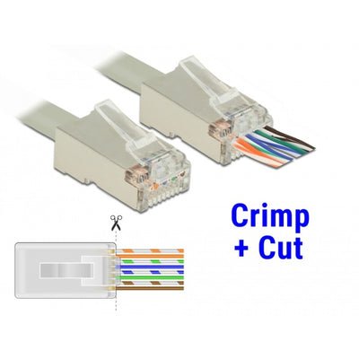 Delock RJ45 CRIMP + Cut Set
