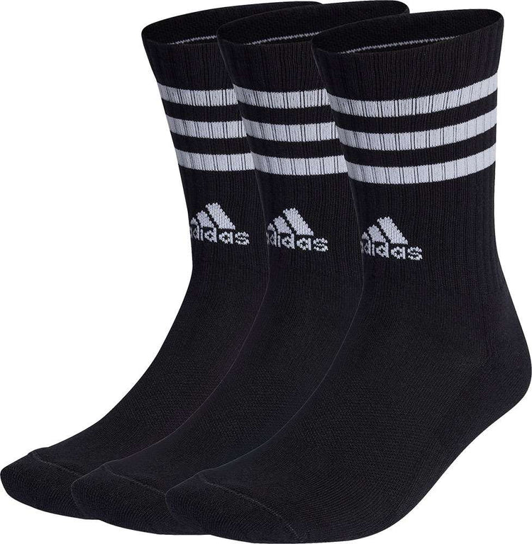 Adidas 3-Streifen gepolsterte Crew - Socken (3er-Pack)