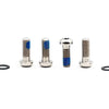 Oak Components Titanschrauben-Set M6x16 für Bremsadapter (4 Stück)