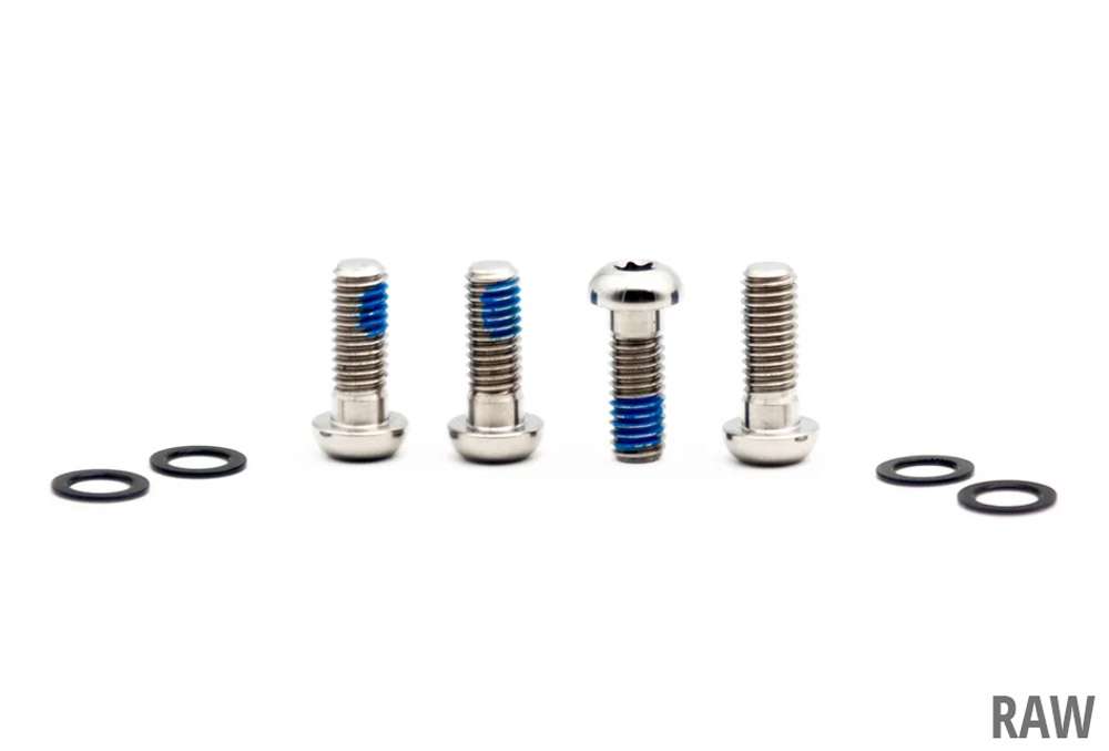 Oak Components Titanschrauben-Set M6x16 für Bremsadapter (4 Stück)