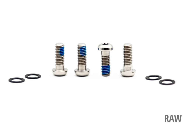 Oak Components Titanschrauben-Set M6x16 für Bremsadapter (4 Stück)