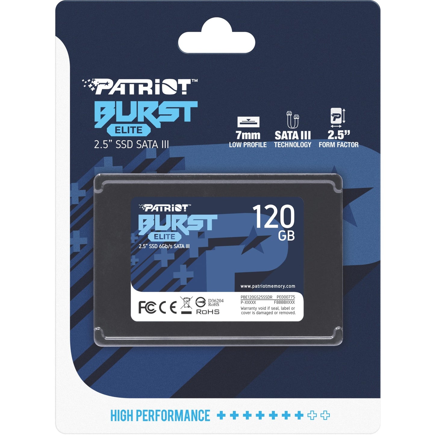 Patriot platzte 120 GB