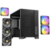 Antec Flux M Mini-Tower-Gehäuse (schwarz | 1x USB-A | 1x USB-C | gehärtetes Glas)