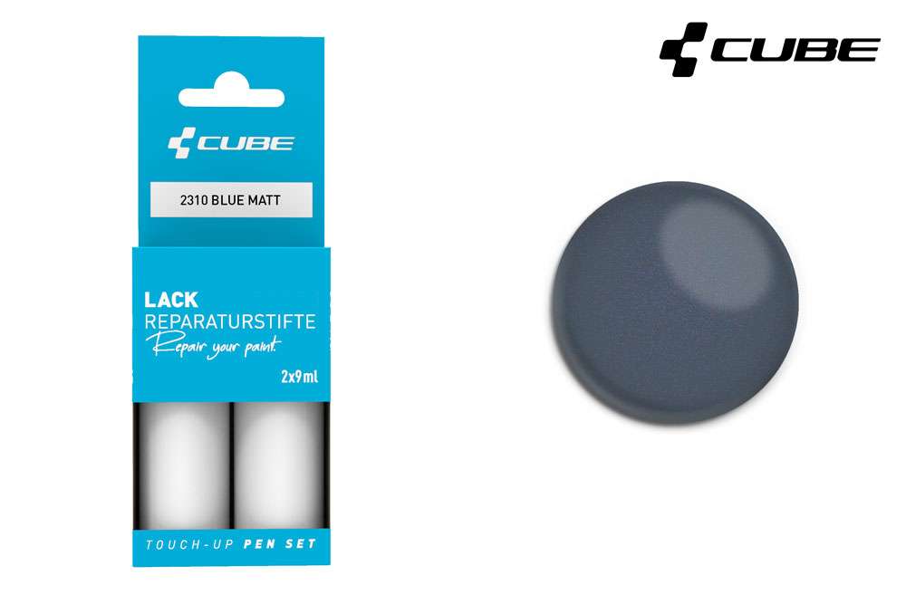 Cube Lackstift-Set blau matt