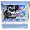 Thermaltake CT120 EX Reverse Argb Sync PC-Lüfter Hydrangea Blue (3-Lüfter-Pack) Gehäuselüfter (Hellblau, 3 Stück, 120 x 120 x 25 mm, PWM)