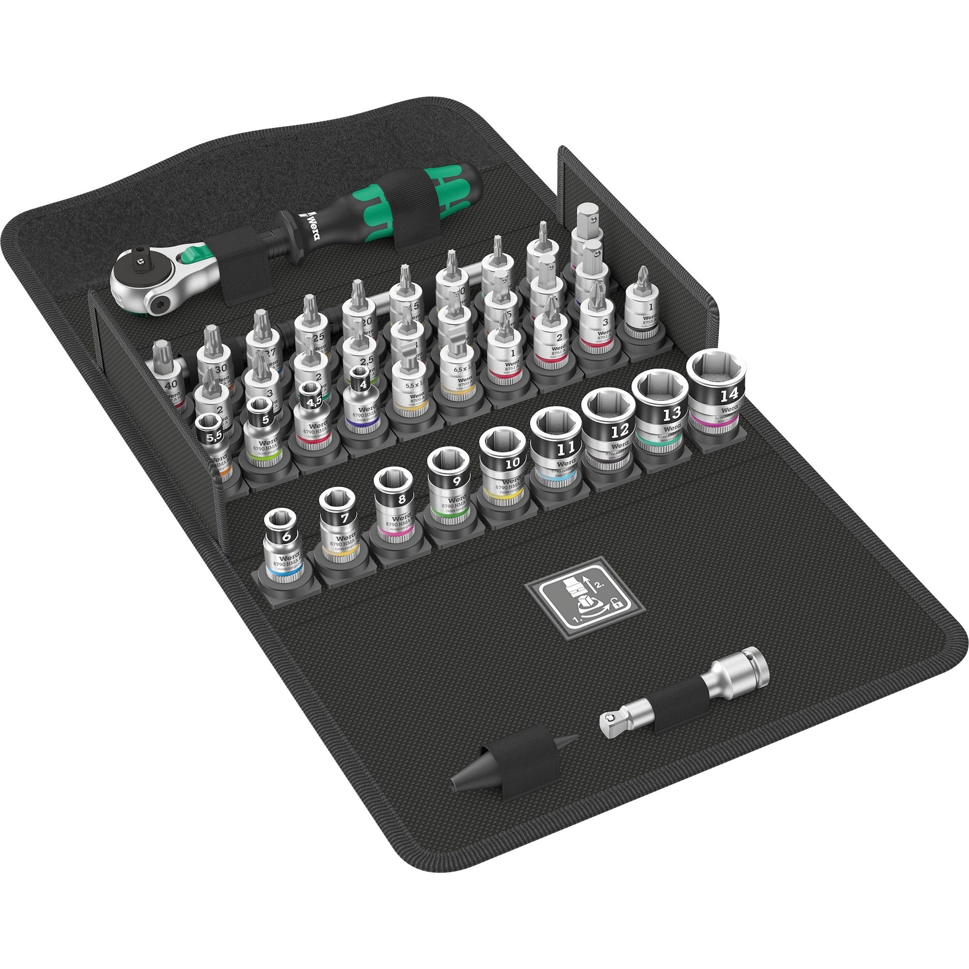 WAA 8100 SA All-In Zyklop Speed-Ratelset, 42-teiliger