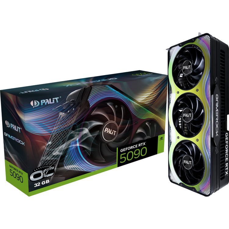Palit Geforce RTX 5090 Gamerock OC Grafikkarte (3x Display Port, 1x HDMI 2.1, DLSS 4)