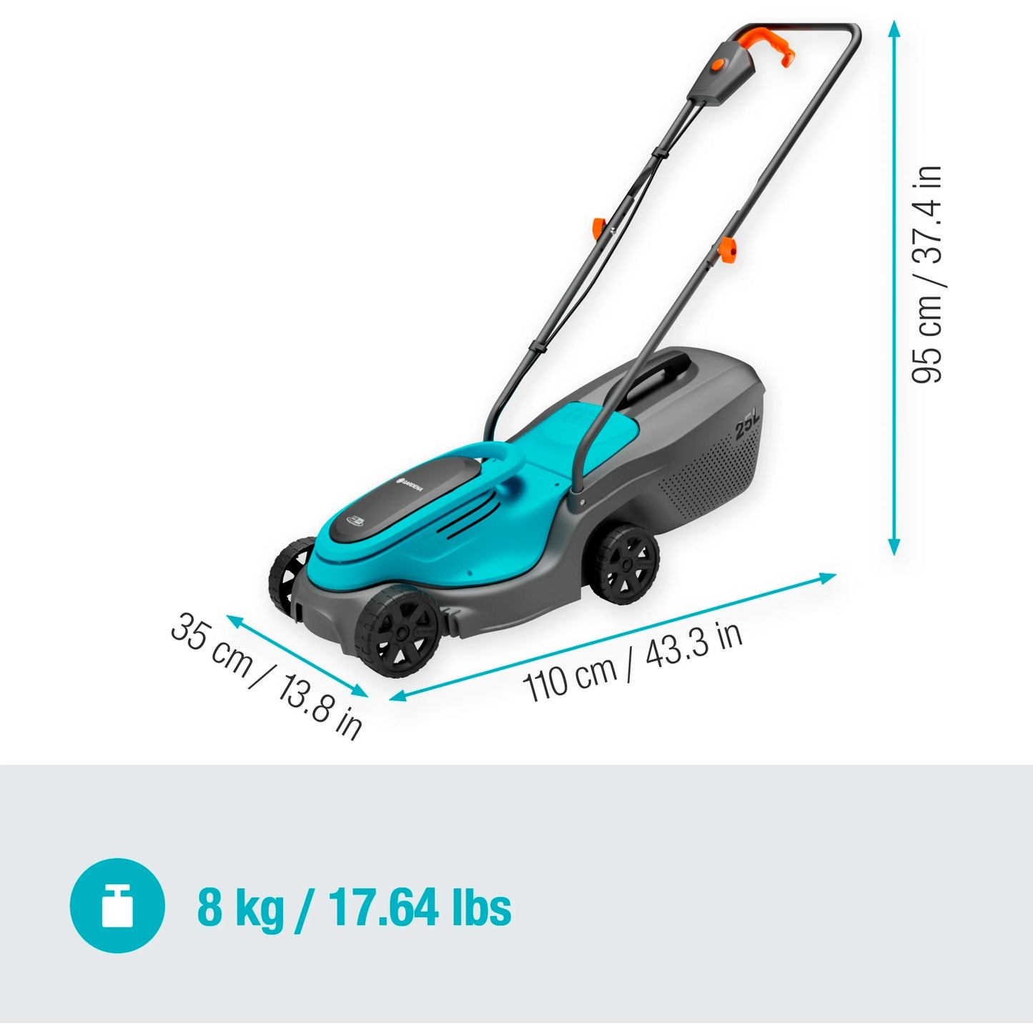 Gardena Accugrashaaier Powermax 30 18V P4A Solo