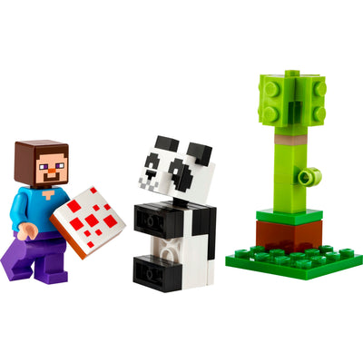 Lego Minecraft – Steve und Baby Panda Konstruktionsspielzeug (30672)