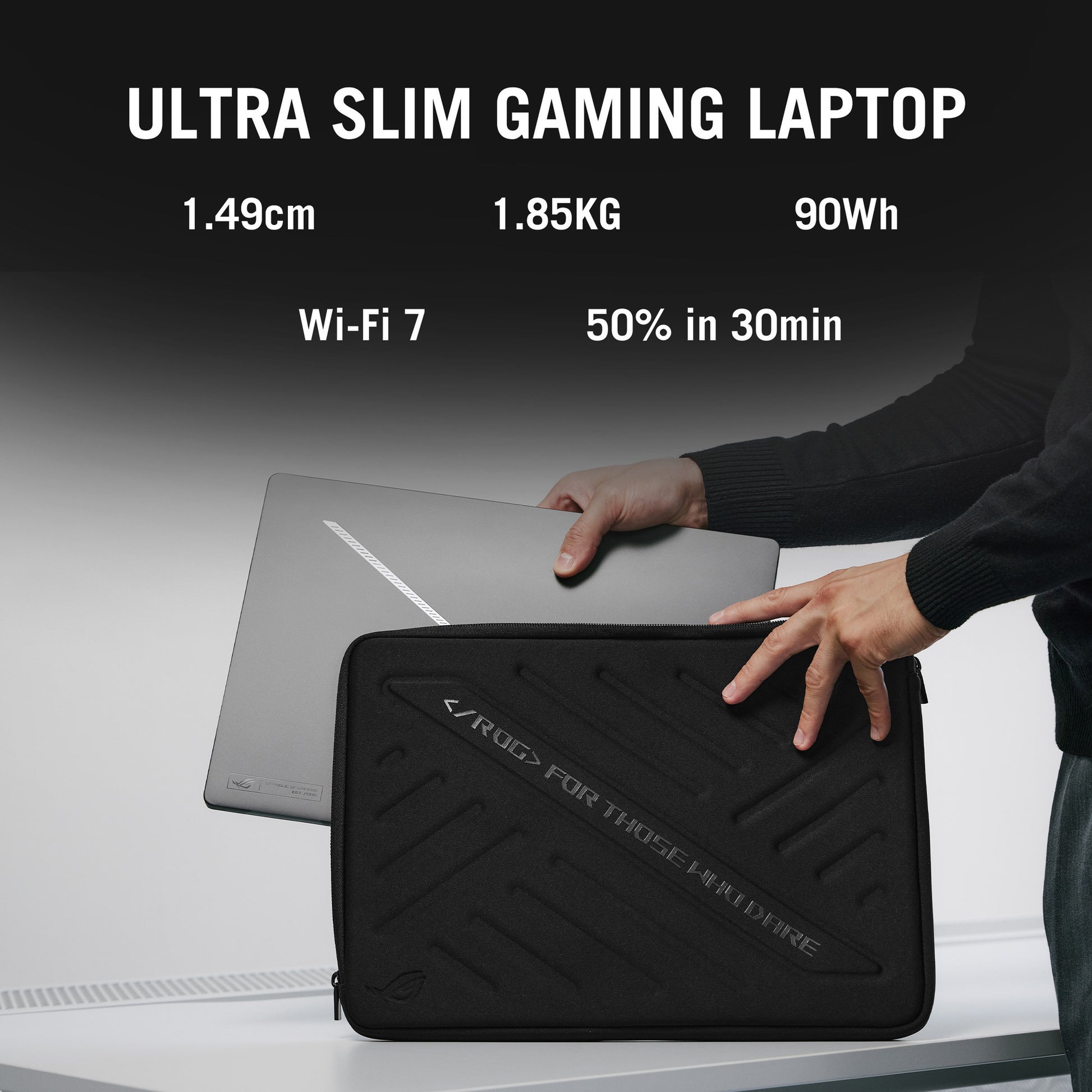 Asus Rog Zephyrus G16 Gu605cp-QR103W 16 Gaming-Laptop (grau | Core Ultra 9 285h | RTX 5070 | 32 GB | 2 TB SSD)
