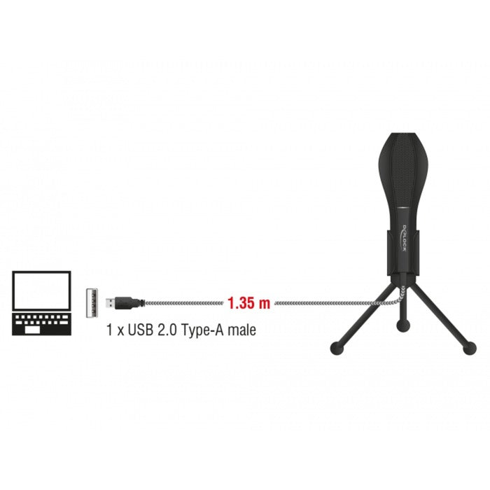 Delock USB betrachten Mikrofon