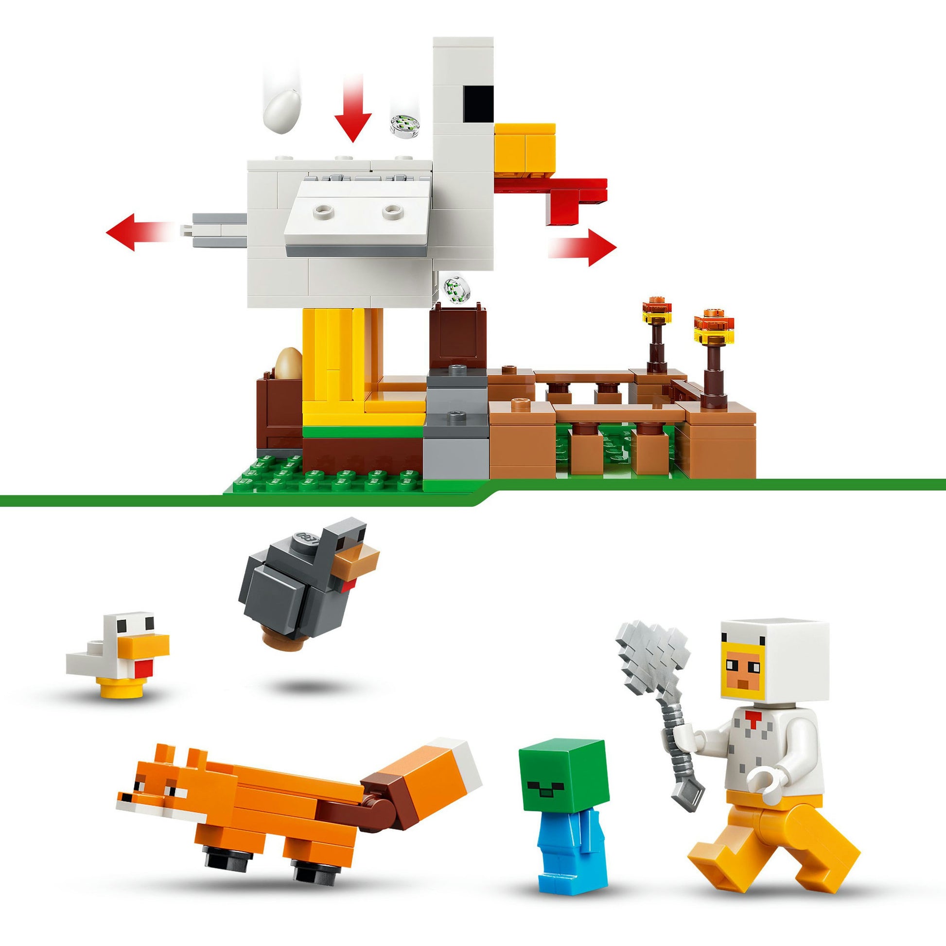 Lego Minecraft 21585 Hühnerfarm
