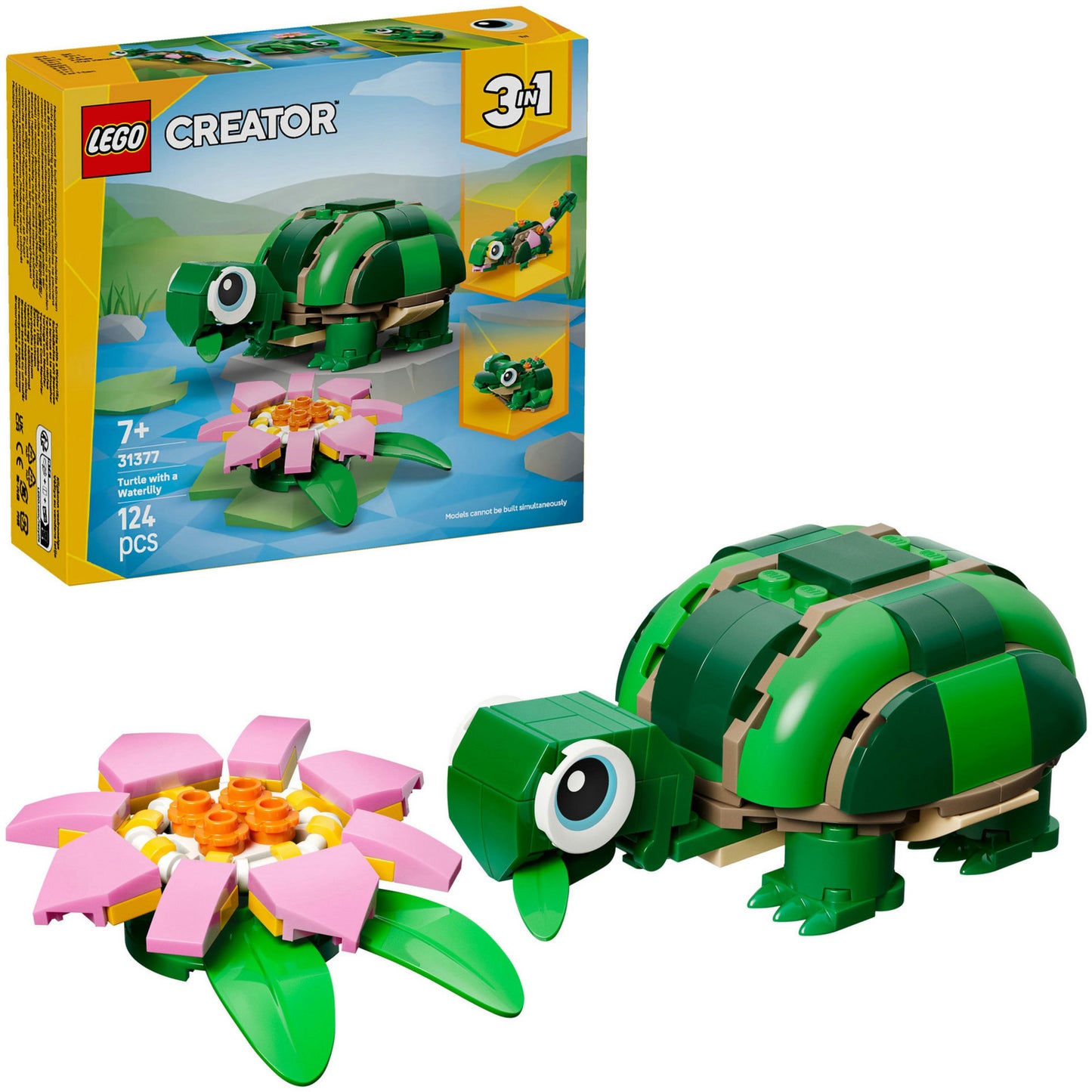 Lego Creator 31377 Schildkröte mit Seerose | 2 Stk