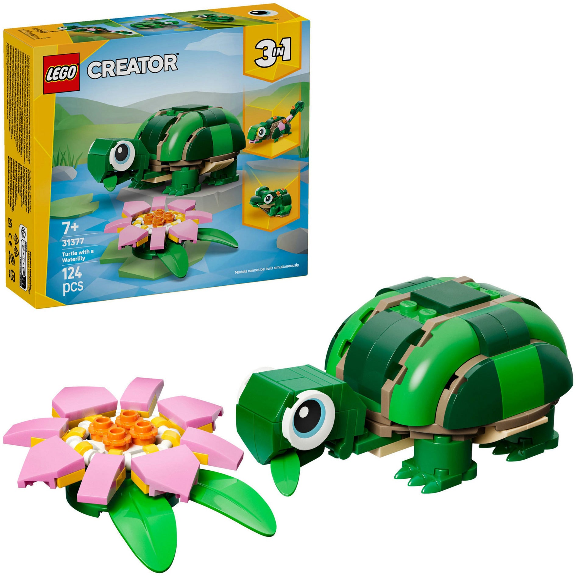 Lego Creator 31377 Schildkröte mit Seerose | 2 Stk